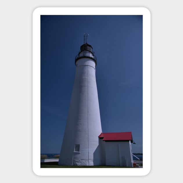 Lighthouse on Lake Huron Sticker by KWAPhoto